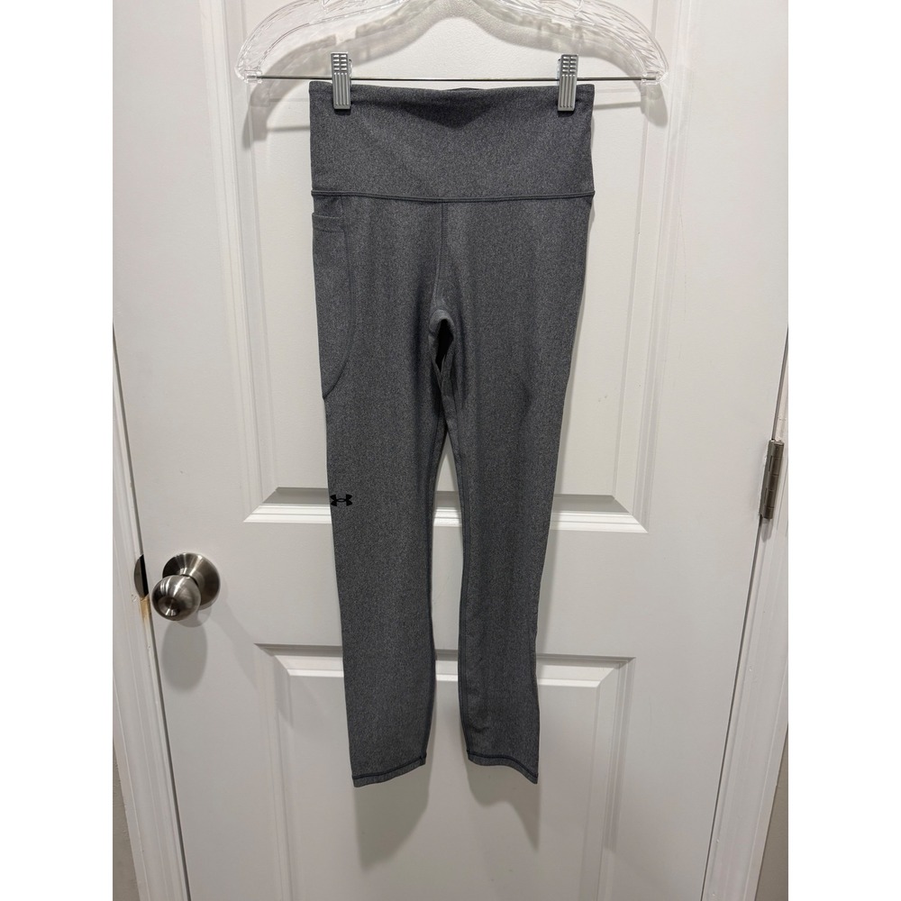 Under Armour‎ Women Leggings Compression High Rise Heather Gray XS